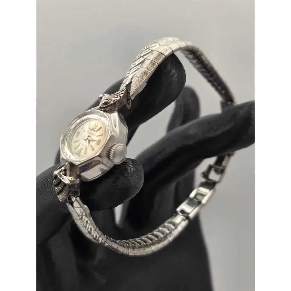 Waltham Ladies Mechanical Watch 10K RGP Bezel 17 Jewels Vintage